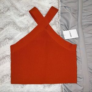 Criss Cross Halter Tank